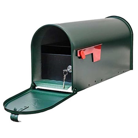 Book Publishing Co E1 Economy Mailbox Only with Locking Insert - Green GR2642765